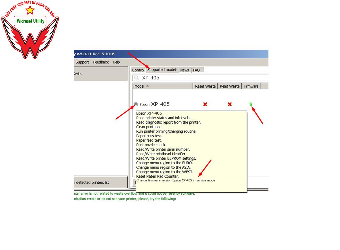 Key Firmware May In Epson XP-405 Step 1